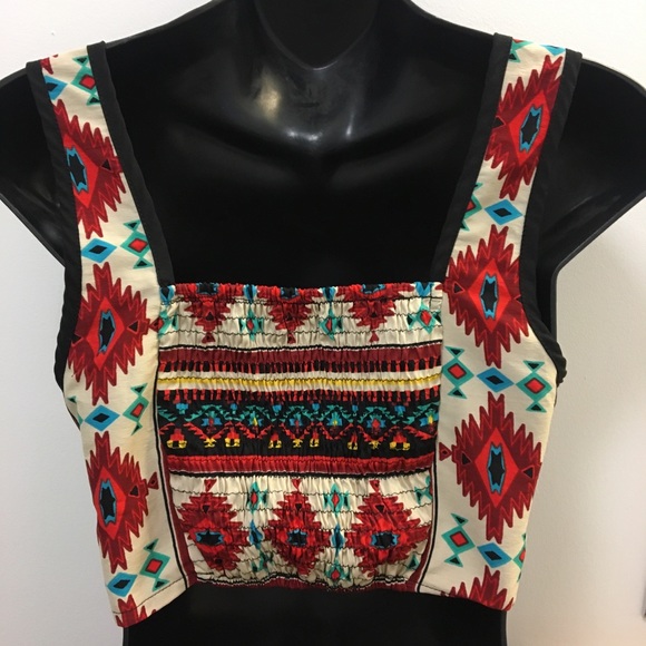 Aztec Crop Top - Picture 3 of 3